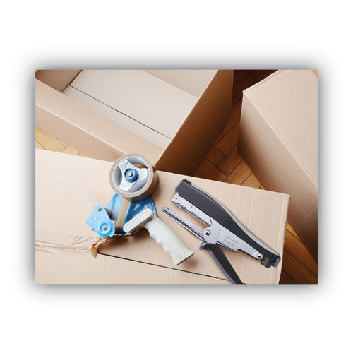 Image of Bostitch® Standard Plier Stapler, 20-Sheet Capacity, 0.25" Staples, 2.5" Throat, Black/gray