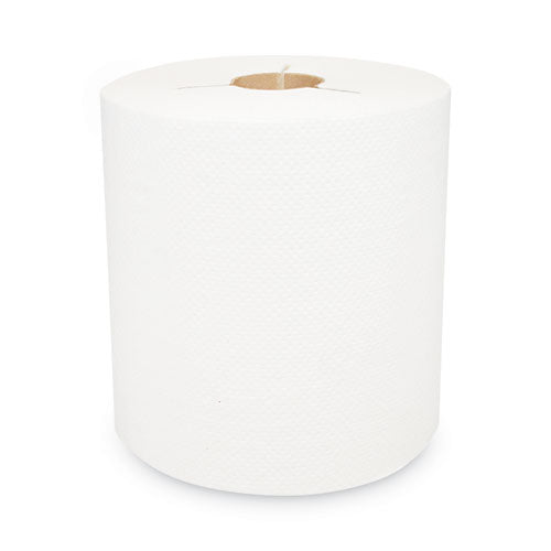 Image of Morcon Tissue Morsoft Controlled Towels, Y-Notch, 1-Ply, 8" x 800 ft, White, 6 Rolls/Carton
