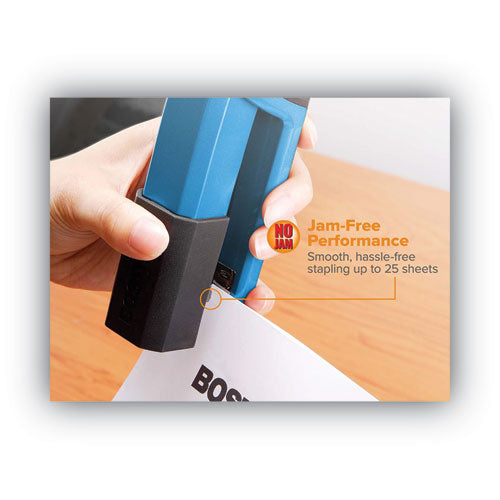 Image of Bostitch® Epic Stapler, 25-Sheet Capacity, Blue