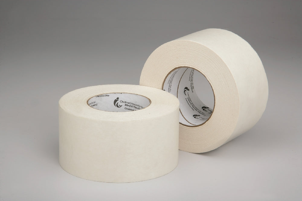 Image of Flat Paper Back Masking Tape, Type II, 3" x 60 yds