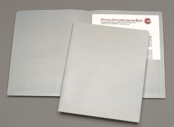 Image of Double Pocket Portfolio, Gray