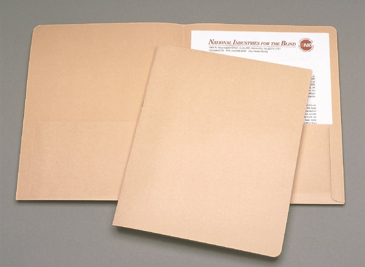 Image of Double Pocket Portfolio, Tan