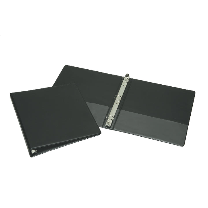 Image of Round Ring Binder, Black, 2" Capacity