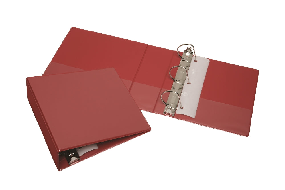 Image of Slant-D Ring View Binder, 3" Capacity, Red