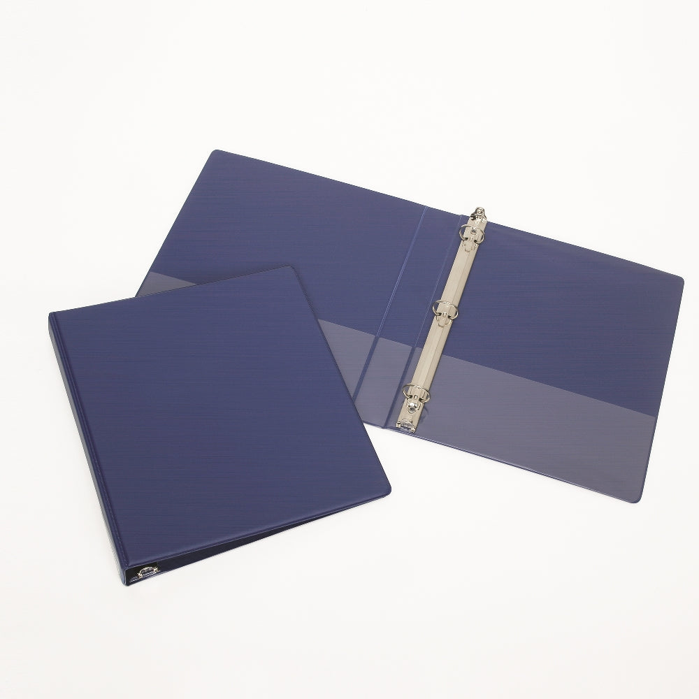 Image of Round Ring Binder, Blue, 2" Capacity