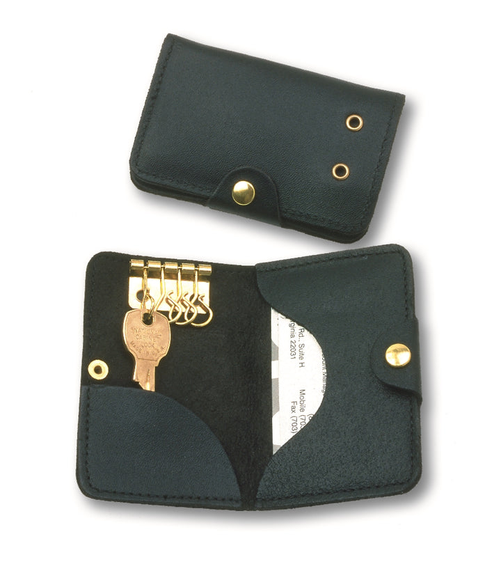Image of Genuine Leather Key & Card Holder