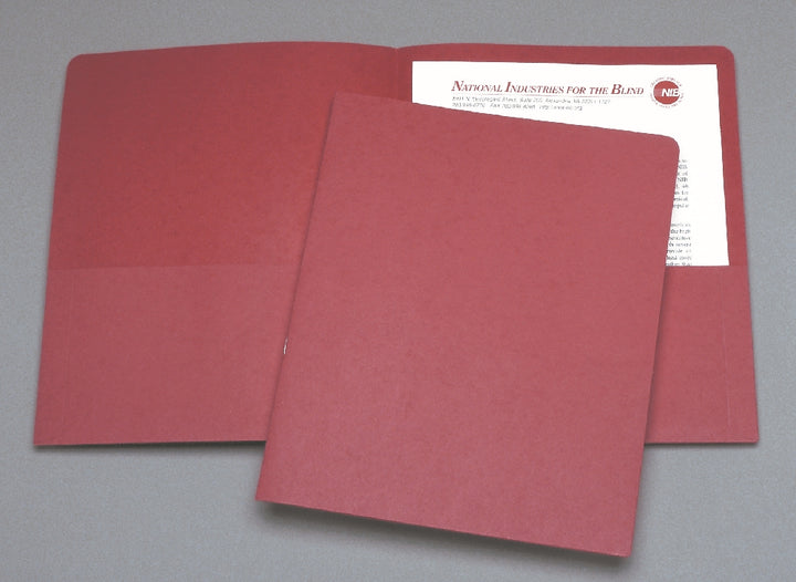 Image of Double Pocket Portfolio, Red
