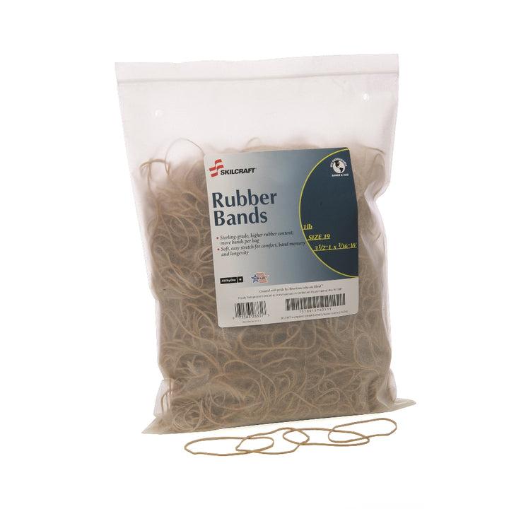 Image of Rubber Bands, Size 19 - 3-1/2" x 1/16"