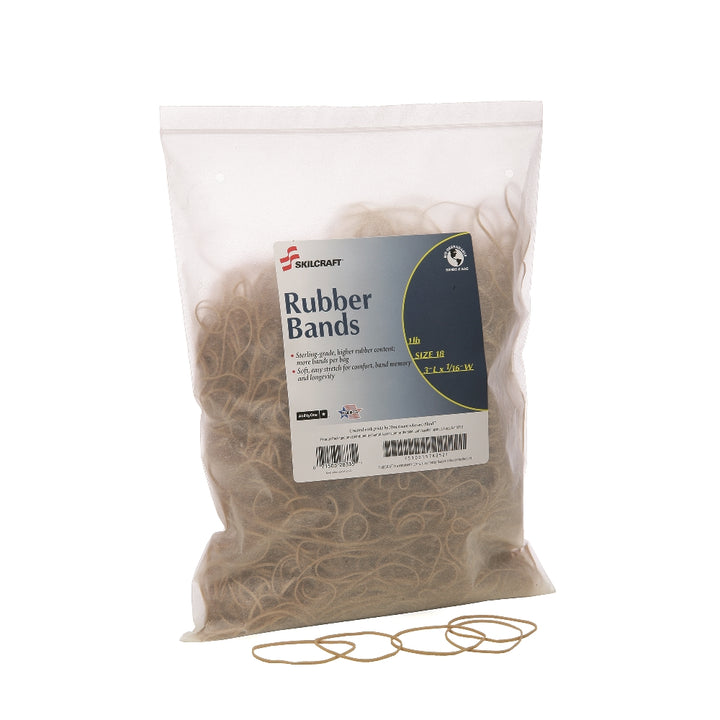 Image of Rubber Bands, Size 18 - 3" x 1/16"