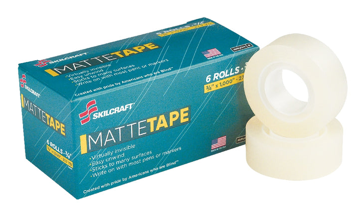 Image of Desktop Transparent Tape Pre-Packs, Matte Finish