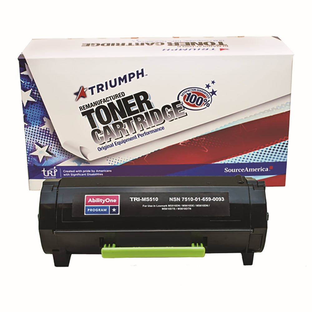 Image of Remanufactured Ultra High Yield Toner Cartridge for Lexmark MS510/MS610/MX510/MX610, Page Yield 20k, Black
