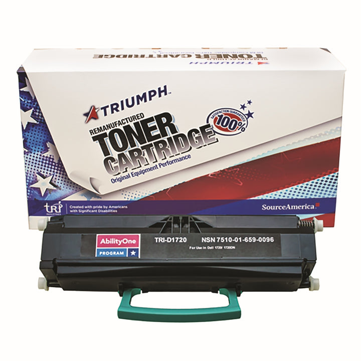 Image of Remanufactured High Yield Toner Cartridge for Dell 1720, Page Yield 6k, Black