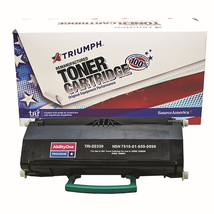Image of Remanufactured High Yield Toner Cartridge for Dell 2330/2350, Page Yield 6k, Black