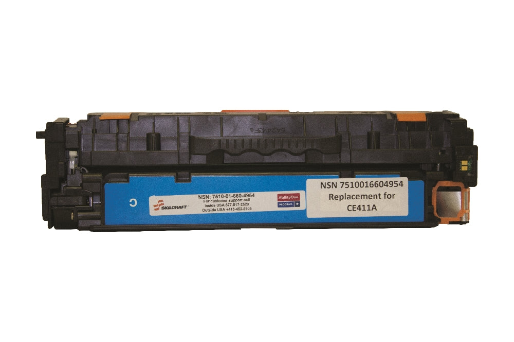 Image of Remanufactured Toner Cartridge for HP CE411A (HP 305A), Page Yield 2.6k, Cyan