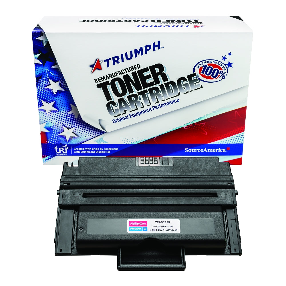 Image of Remanufactured High Yield Toner Cartridge for Dell 2335DN, Page Yield 6k, Black