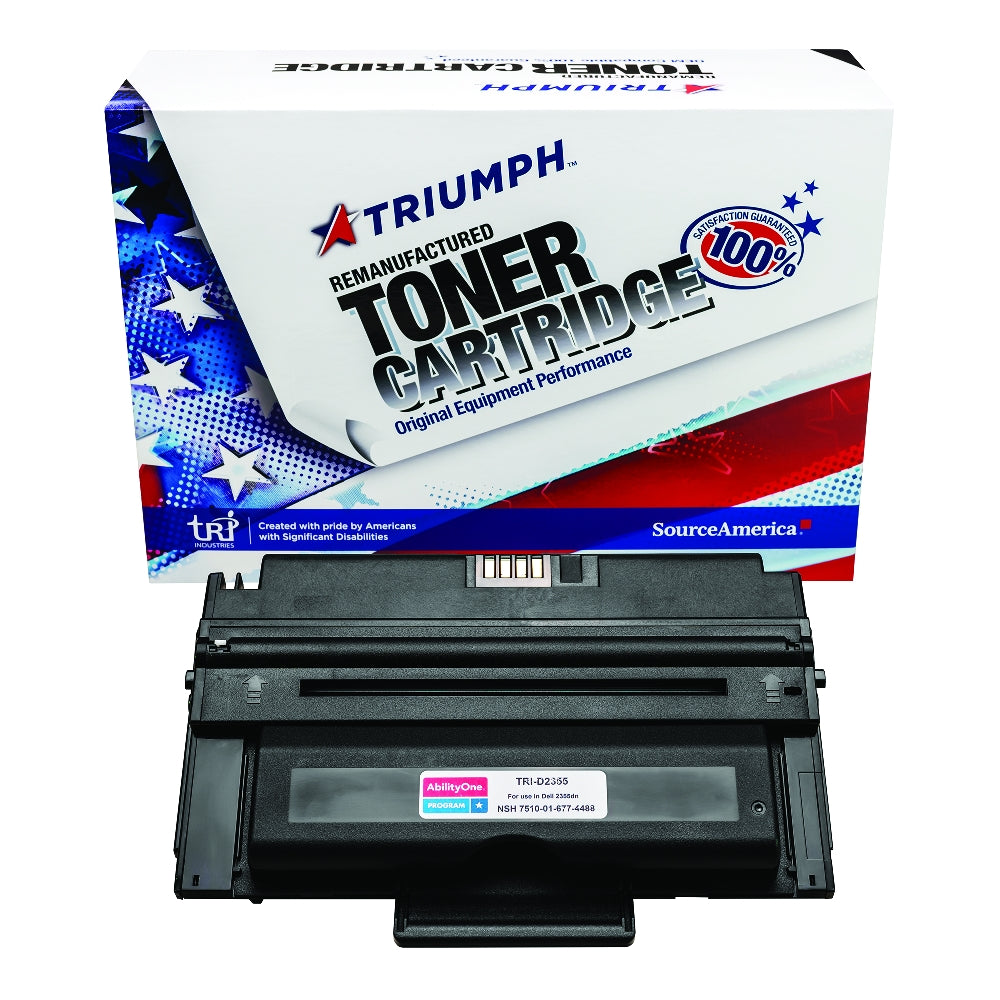 Image of Remanufactured Toner Cartridge for Dell 2355, Page Yield 10k, Black