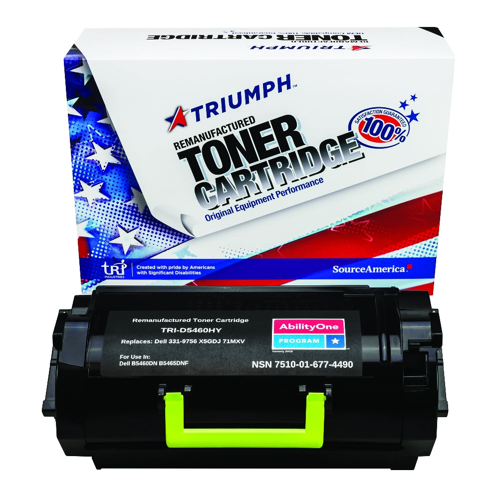 Image of Remanufactured High Yield Toner Cartridge for Dell B5460/B5465, Page Yield 25k, Black