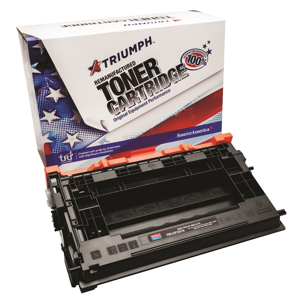 Image of Remanufactured Toner Cartridge for HP CF237A (HP 37A), Page Yield 11k, Black