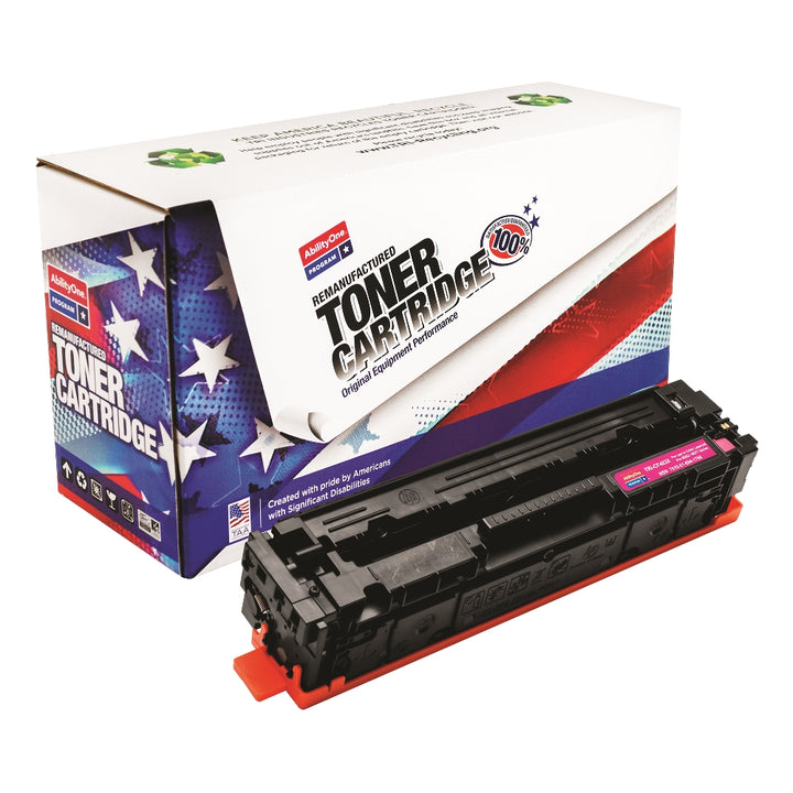 Image of Remanufactured High Yield Toner Cartridge for HP CF403X (HP 201X), Page Yield 2.3k, Magenta