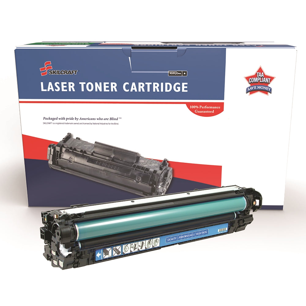 Image of Remanufactured Toner Cartridge for HP CE271A (HP 650A), Page Yield 15k, Cyan