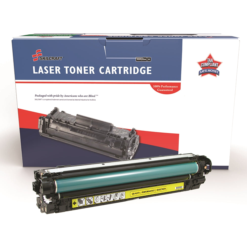 Image of Remanufactured Toner Cartridge for HP CE272A (HP 650A), Page Yield 15k, Yellow