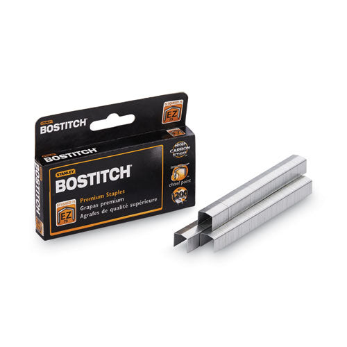 Image of Bostitch® Ez Squeeze B8 Powercrown Premium Staples, 0.38" Leg, 0.5" Crown, Steel, 1,200/box