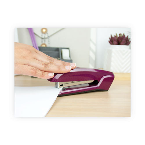 Image of Bostitch® Ascend Stapler, 20-Sheet Capacity, Magenta