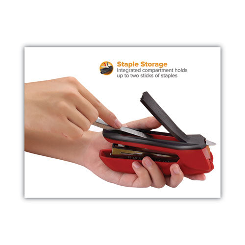 Image of Bostitch® Ascend Stapler, 20-Sheet Capacity, Red