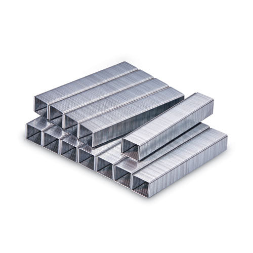 Image of Bostitch® Heavy-Duty Premium Staples, 0.38" Leg, 0.5" Crown, Steel, 5,000/box