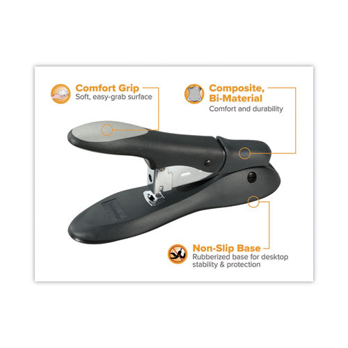 Image of Bostitch® Personal Heavy-Duty 60-Sheet Stapler, 60-Sheet Capacity, Black/gray