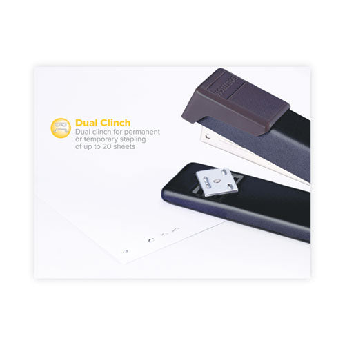 Image of Bostitch® Classic Metal Stapler, 20-Sheet Capacity, Black