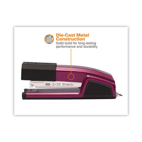 Image of Bostitch® Epic Stapler, 25-Sheet Capacity, Magenta