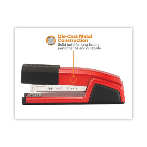 Image of Bostitch® Epic Stapler, 25-Sheet Capacity, Red