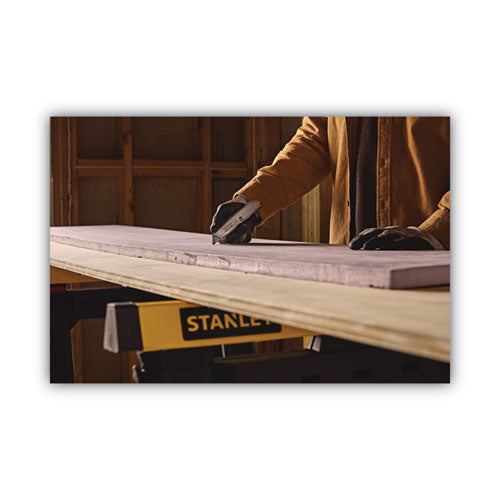 Image of Stanley® Classic 99 Utility Knife with Retractable Blade, 6" Die Cast Handle, Gray