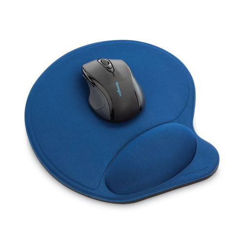 Image of Kensington® Wrist Pillow Extra-Cushioned Mouse Support, 7.9 x 10.9, Blue