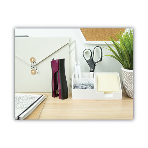 Image of Bostitch® Dynamo Stapler, 20-Sheet Capacity, Wine Metallic