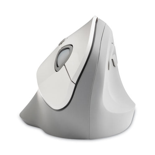 Image of Kensington® Pro Fit Ergo Vertical Wireless Mouse, 2.4 Ghz Frequency/65.62 Ft Wireless Range, Right Hand Use, Gray
