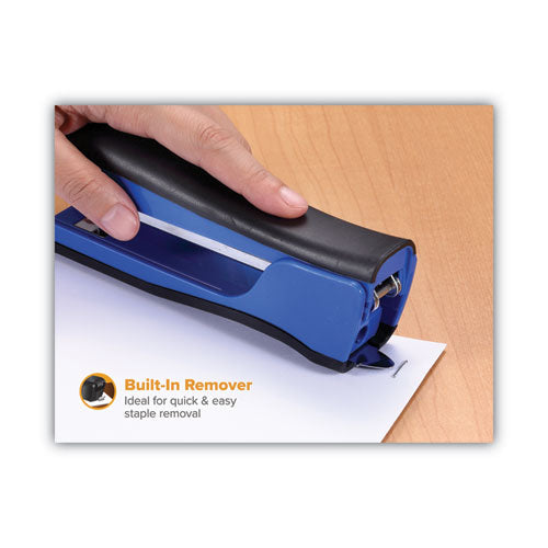 Image of Bostitch® Dynamo Stapler, 20-Sheet Capacity, Blue