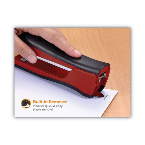 Image of Bostitch® Dynamo Stapler, 20-Sheet Capacity, Red
