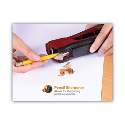 Image of Bostitch® Dynamo Stapler, 20-Sheet Capacity, Red