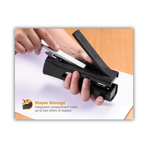 Image of Bostitch® Dynamo Stapler, 20-Sheet Capacity, Black