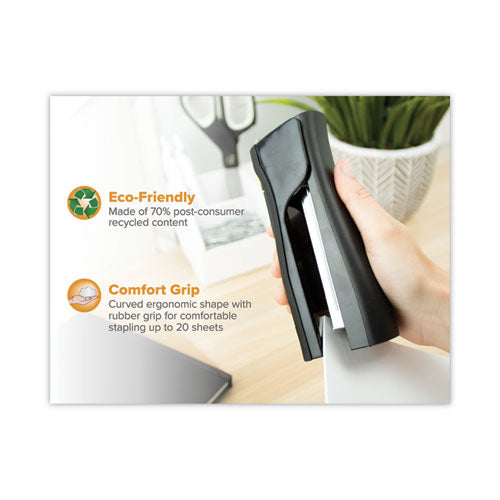 Image of Bostitch® Dynamo Stapler, 20-Sheet Capacity, Black