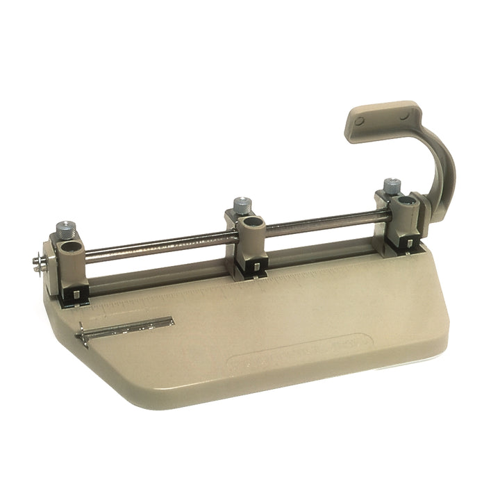 Image of 3-Hole Punch, Medium-Duty, 1/4"-Hole, Beige