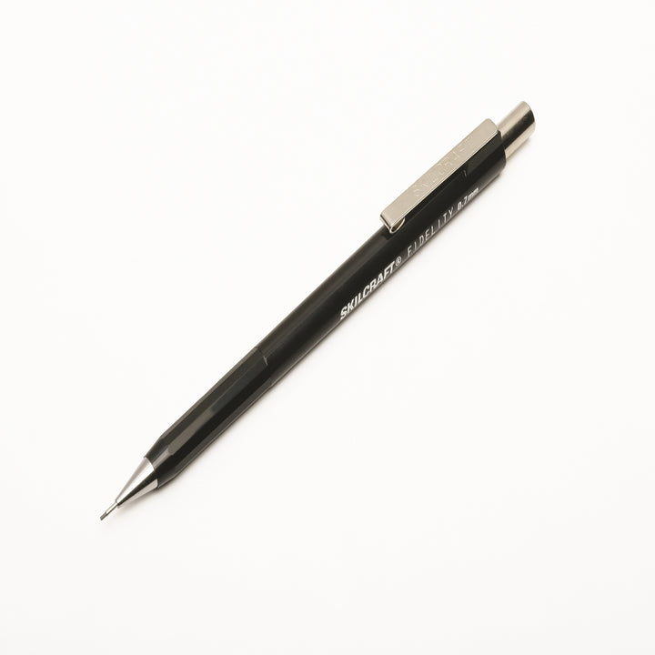 Image of Fidelity Push-Action Mechanical Pencil, Medium Point, Black