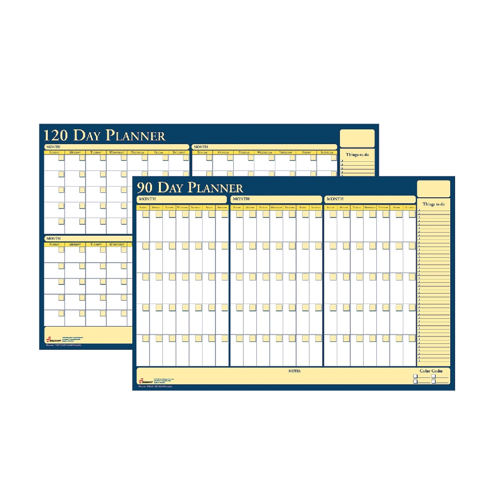 Image of Reversible and Erasable No-Dated 90/120 Day Flexible Planner