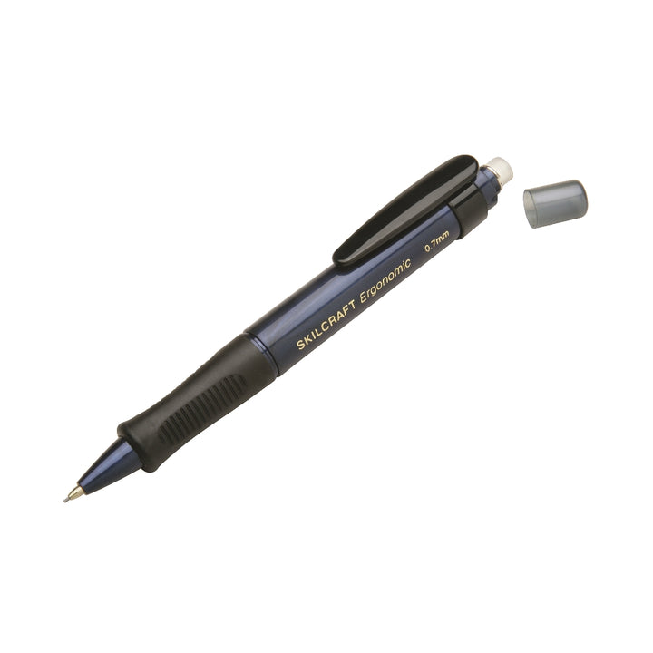 Image of Ergonomic Mechanical Pencil, Medium Point, Blue Barrel