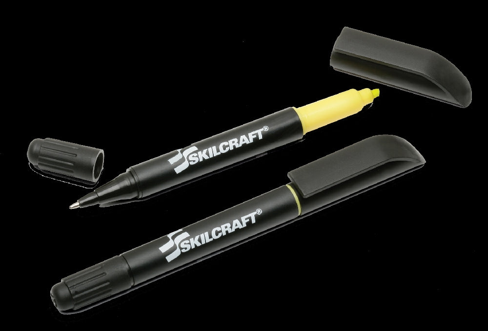 Image of Skilcraft Rite-N-Lite Ballpoint Pen and Highlighter