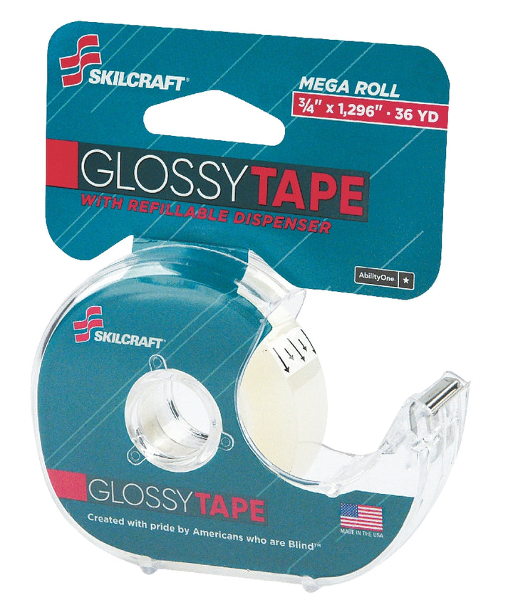 Image of Transparent Tape with Dispenser, Glossy Finish