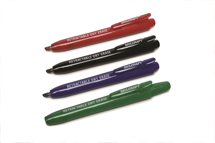 Image of Retractable Chisel Tip Dry Erase Marker