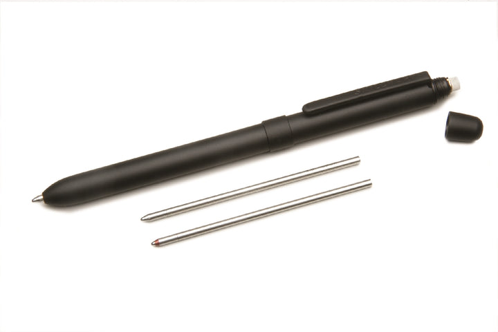Image of B3 Aviator Multifunction Pen and Pencil, Black Barrel, Medium Point, Black/Red Ink